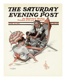 Fat Lady in Rowboat  c1915