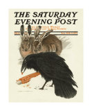 Crow and Rabbits  c1916