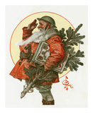 Saluting Santa  c1918