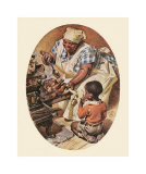 Basting the Turkey  c1936