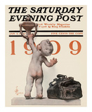 New Year's Baby  c1909: Knocking