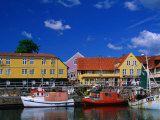 Village Harbour  Svaneke  Bornholm  Denmark