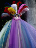 Carnivale Costume in St Mark's Square  Venice  Veneto  Italy