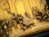 Door Detail of Cathedral or Duomo Florence  Tuscany  Italy