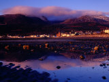 Newcastle Seafront and the Mourne Mountains at Dawn  Newcastle  Northern Ireland