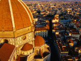Dome of Cathedral (Duomo)  Santa Maria Del Fiore  Florence  Italy