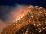 Mt Everest at Sunset  Mt Everest Sagarmatha  Nepal