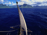 Mainstay of Tallship  Bora Bora  the French Polynesia