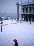 Piazetta of San Marco in Winter  Venice  Veneto  Italy