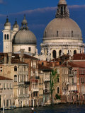 Santa Maria Della Salute with Apartment Buildings in Foreground  Venice  Italy