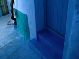 Brightly Painted Village Houses of Chefchaouen  Morocco