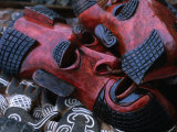 Carved Wooden Masks  Papua New Guinea