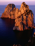 Large Rocks on Coast  Capri  Italy