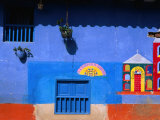 Detail of Side of House  Raquira  Colombia