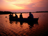Boat in Pousada Caiman Refuge in Pantanal (Swamp)  Pantanal Matogrossense National Park  Brazil