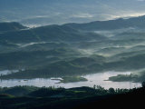 Low Lying Hills and Waterways from Adam's Peak  Sri Lanka