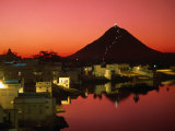 City at Sunset  Pushkar  India