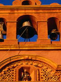 Detail of the 17th Century Bell Tower of the Chapel of the Third Order in Atlixco in Puebla  Mexico