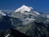 Weisshorn from the Schwarzhorn  Pennine Alps  Valais  Switzerland
