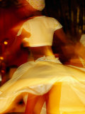 Woman Sega Dancing  Blur  Port Louis  Mauritius