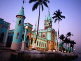 Sunset Over Fairyland: View of the Facade and Entrance to Ilha Fiscal  Rio De Janeiro  Brazil