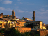 Montalcino at Sunrise  Tuscany  Italy