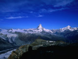 Matterhorn from Mt Gornergrat  Zermatt  Switzerland