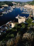 Boats in Harbour  Bonifacio  France
