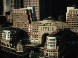 Rowes Wharf Buildings  Boston  Massachusetts  USA