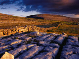 Limestone Landscape of the Burren Near Fanore  Burren  County Clare  Ireland