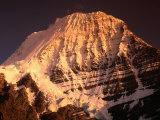 Mt Robson Seen from Marmot Camp on Berg Lake Trail  Mt Robson Provincial Park  Canada