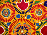 Detail of Indian Carpet for Sale at Portobello Market in Notting Hill  London  United Kingdom