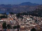 Rooftops of Town from Cruz De Mision  Valle De Bravo  Mexico