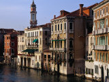 Grand Canal from Rialto Bridge Venice  Italy