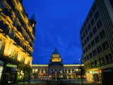 View Down Donegal Place to City Hall  Belfast  Antrim  Northern Ireland  United Kingdom