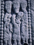 Stone Detail from 11th Century High Cross  Drumcliff  County Sligo  Ireland