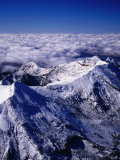 Aerial View of Summit of Mount Ruapehu  Tongariro National Park  New Zealand