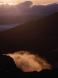 Sunrise Over Haleakala Crater  Haleakala National Park  Maui  Hawaii  USA
