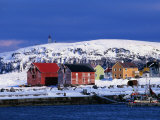 Vardo Village in Varanger-Halvoya Fjord Area  Norway