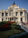 Exterior of Palacio De Bellas Artes  Mexico City  Mexico