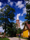 Street in Village of Gardamas  Lithuania