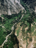 Aerial View of Gilgit Valley  Gilgit  Pakistan