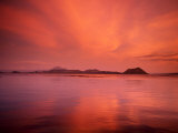 Sunset Over Volcano Island  Lake Taal  Batangas  Philippines