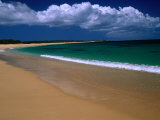 Popohaku Beach is the Longest Beach on Molokai's West End  Molokai  Hawaii  USA