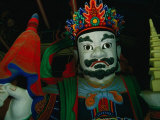 Detail of Statue Outside Temple in Korean Folk Village  Suwon  Gyeonggi-Do  South Korea