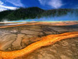 Grand Prismatic Spring in Midway Basin  Yellowstone National Park  USA