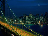 City View from the Bay Bridge  San Francisco  California  USA
