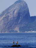 Brazil's Sugar Loaf Mountain from Niteroi  Rio De Janeiro  Brazil