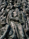 Monument of the Heroes Dedicated to Jews in the Warsaw Ghetto of WWII  Warsaw  Poland