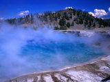 Lower Geyser Basin Yellowstone National Park  Wyoming  USA